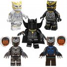 5pcs Heavy Black Panther Minifigures Lego Compatible Black Panther Set