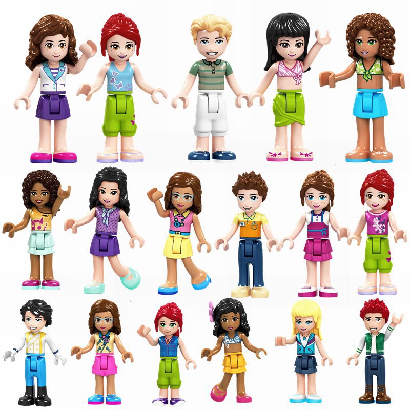 17pcs Friends Sets Tom Nicole Mia Medina Minifigures Lego Compatible 2