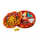New Year Candy Gift box Building block Toy Lego Compatible New Year Mi