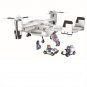 New White US Bell V-22 Osprey Transport Aircraft Minifigures Lego Comp
