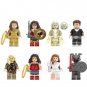Diana Prince Steve Trevor Ares Barbara Minerva Minifigures Lego Compat