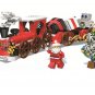 The Christmas Train Santa Claus Minifigures Lego Compatible Christmas