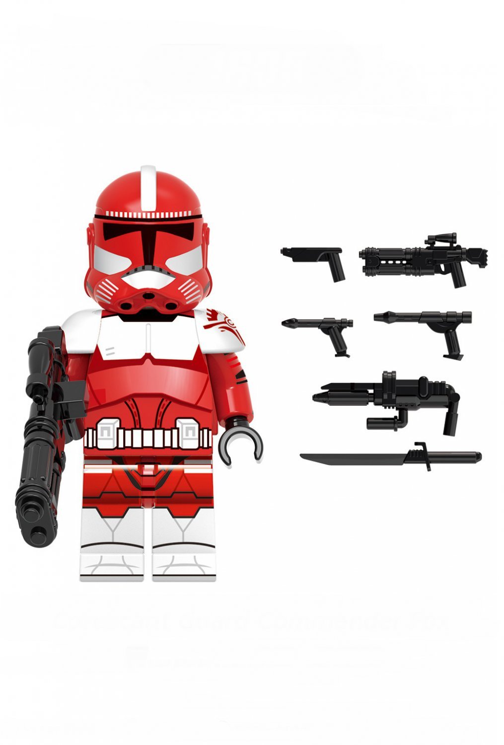 Coruscant Guard Commander Fox Minifigures Lego Compatible Star Wars Cl