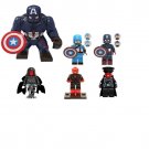 Captain America Vs Red Skull Minifigures Lego Compatible Captain Ameri