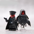 2pcs Red Skull Minifigures Lego Compatible Super villain Setss