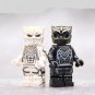 Black Panther White Panther Minifigures Lego Compatible Super Heroes S