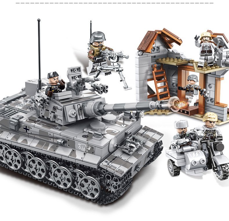 WW2 Germany Tiger Tank US Band of Brothers  Minifigures Lego Compatibl