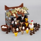 Chicken Coop Fowl House egg Minifigures Lego Compatible Animal Sets