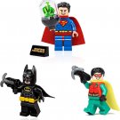 Superman Batman Robin Minifigures Lego Compatible DC Super Villains Se