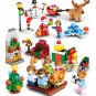 Christmas Reindeer Christmas Santa Claus gift Minifigures Lego Compati