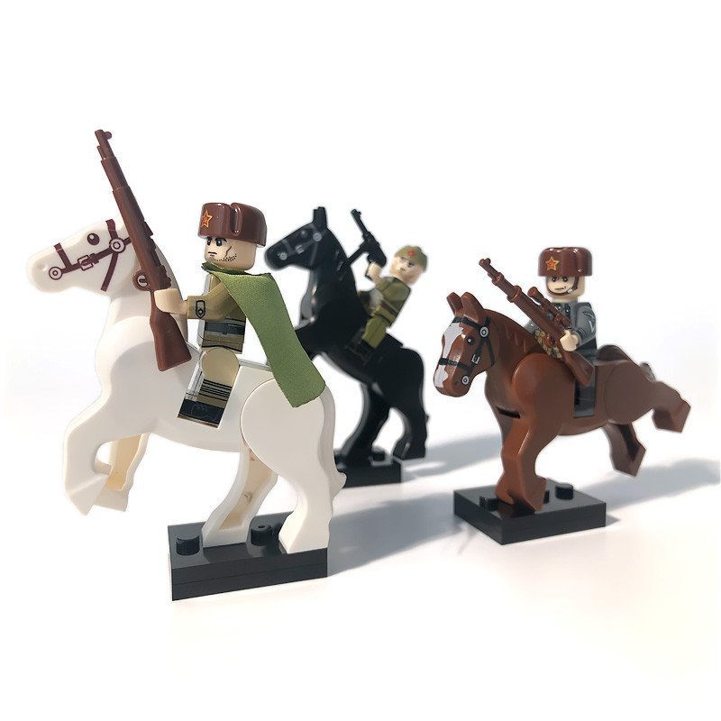 WW2 Soviet Union light-horseman Minifigures Lego Compatible Russian so