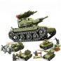4in1 City Tank Wars Soldiers Minifigures Lego Compatible Tanks WW2