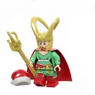 Girl Loki Santa Claus Minifigures Lego Compatible 2020 Christmas Gift