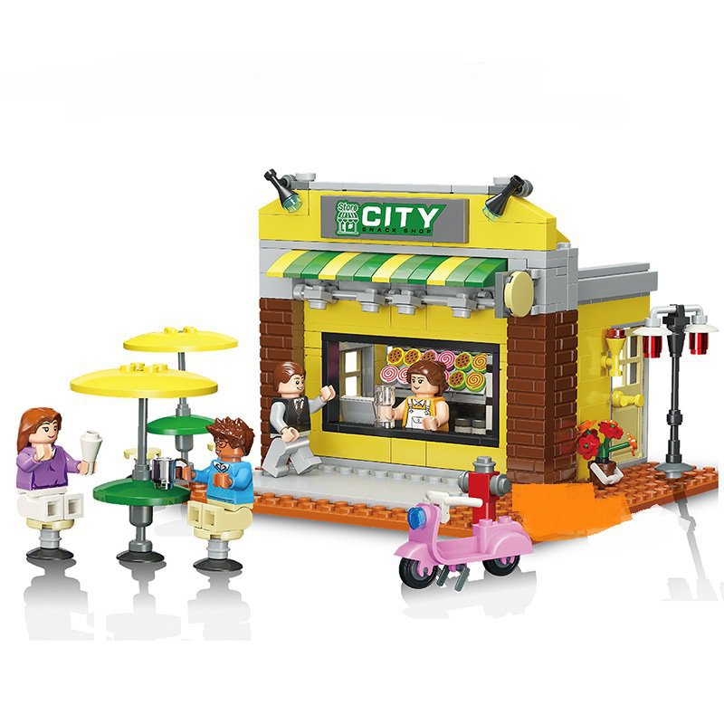 City Assembly Square Open-air Canteen Restaurant Minifigures Lego Comp
