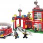 City Fire Station fire truck firemen Minifigures Lego Compatible City