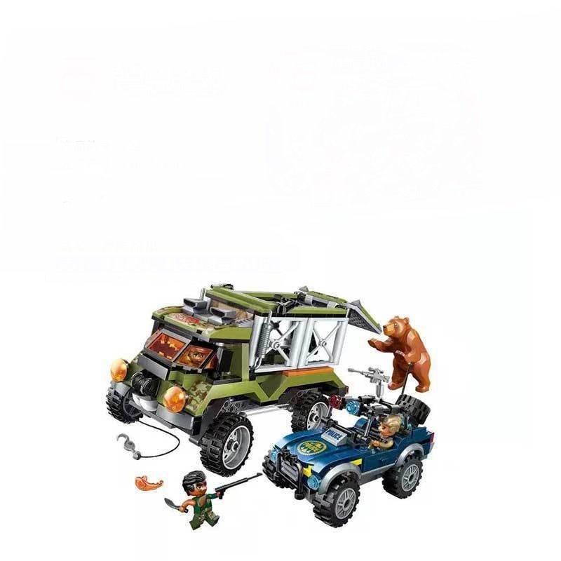 Bear Capture vehicle SWAT Minifigures Lego Compatible Military Set