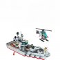 Navy Ship Destroyer Ship Helicopter Minifigures Lego Compatible Modern