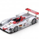 Spark Model 43SE00 Audi R8 #78 'Biela - Kristensen - Pirro'