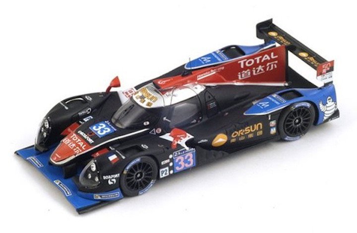 Spark Model S4214 Ligier JS P2 - HPD #33 OAK Racing 'Cheng - Tung