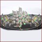 PARTY WEAR Vintage Look 11.58C Rose Cut Diamond 925 Silver Emerald Tiara Crown