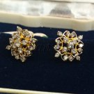 Stylish 0.91Ct Natural Diamond Solid 14K Gold Hallmarked Party Earring @CSJ4