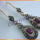 Victorian Inspired 0.84Ct Rose Cut Diamond Sterling Silver Pave Earring Ebay376