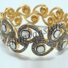 Antique Look 10Ct Rose Cut/Polky Diamond 925 Silver Beautiful Gift Bracelet CSJ7