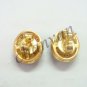 Vintage/Victorian Look 1.0 Ct Rose Cut Diamond .925 Silver Peridot Stud Earring