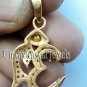 Divine Om!!Vintage Style Rose Cut/Polky 0.65Ct Diamond 925 Silver Pendant CSJ306
