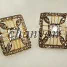Antique Inspire 2.08Ct Rose Cut Diamond Sterling Silver Polki Stud Fine Earring