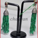 Vintage Look Handmade 4.10Ct Rose Cut Diamond 925 Silver Tassel Earring ebay356