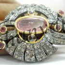 Estate Victorian/Vintage Style 2.21Ct Rose Cut Diamond 925 Silver Ring @CSJ00167