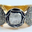 Victorian Inspire 2.10C Rose Cut/Polky Diamond .925 Sterling Silver Ring CSJ2391