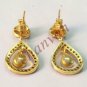 Antique Inspire 2.00Ct Rose Cut Diamond 925 Silver Dangle Polky Earring CSJ408
