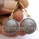Vintage Reproduction 1.85Ct Rose Cut Diamond sterling 925 Silver Earring @CSJ71