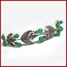 Princess Vintage Look 6.55Ct Rose Cut Diamond 925 Silver Emerald Tiara Crown