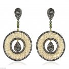Bollywood INSP Vintage Look 3.04C Rose Cut Diamond 925 Silver Dangle Earring US