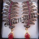 Victorian/Vintage/Antique Look 1.83Ct Rose Cut Diamond 925 Silver Earring CSJ443