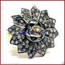 Vintage Look 1.51Ct Rose Cut/Polky Diamond Sterling Silver Women Gift Ring @CSJ