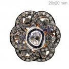 Vintage Style !!1.32Ct Rose Cut/Polky Diamond Sterling Silver Women Ring @CSJ414