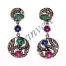 Vintage Inspire !!1.42 Ct Rose Cut Diamond Sterling Silver Antique Fine Earring