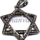 Vintage Inspired 1.20CT Rose Cut Diamond Sterling Silver Pendant @CSJewels244