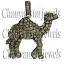 Vintage Antique Look Handmade 2.00CT Rose Cut Diamond 925 Silver Pendant Csj2