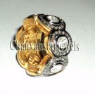 Victorian Vintage style 2.01Ct Rose Cut Polky Diamond 925 Silver Ring CSJ0911