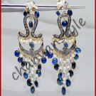 Vintage/Victorian Style Rose Cut Diamond .925 Silver Dangle Earring @CSJ14517