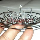 Princess Antique INSPIRE 2.00Ct Rose Cut Diamond 925 Silver Tiara Crown CSJ40