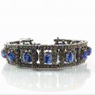Antique Vintage Victorian Look 3.10Ct Rose Cut Diamond 925 Silver Bracelet CSJ
