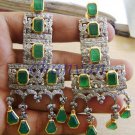 Vintage/Antique Look 4.00Ct Rose Cut Diamond 92.5% Silver Wedding Earring CSJ583