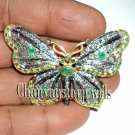 Victorian Look Artisan 2.65CT Rose Cut Diamond Sterling Silver Brooch @EBay246