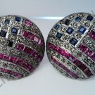 Vintage Inspired Artisan 1.30 Ct Rose Cut Diamond 925 Silver Cufflinks @CSJewels
